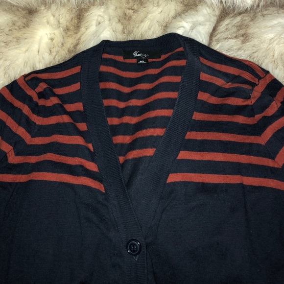 Forever21 Striped Button up Sweater - Picture 2 of 4